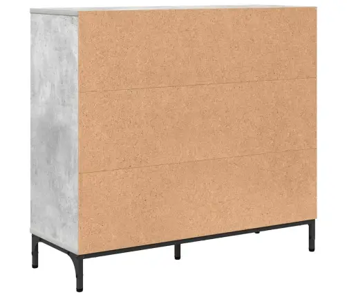 Kabalas Betono Pilka 89,5 X 33 X 82 Cm Apdirbta Mediena