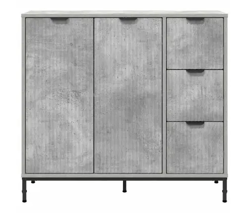 Kabalas Betono Pilka 89,5 X 33 X 82 Cm Apdirbta Mediena