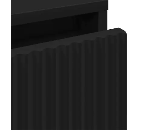 Naktsgaldiņš Melna 63.5 X 36 X 61 Cm Inženierijas Koks Vidaxl