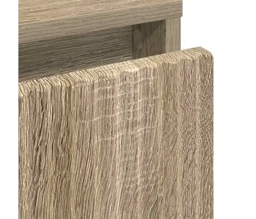 Naktsgaldiņš Sonomas Ozola 63.5 X 36 X 61 Cm Inženierijas Koks Vidaxl