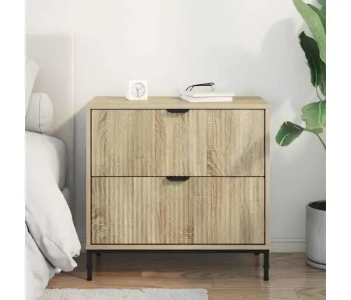 Naktsgaldiņš Sonomas Ozola 63.5 X 36 X 61 Cm Inženierijas Koks Vidaxl