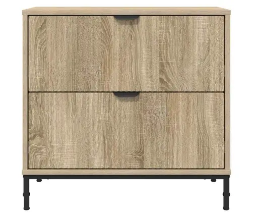 Naktsgaldiņš Sonomas Ozola 63.5 X 36 X 61 Cm Inženierijas Koks Vidaxl