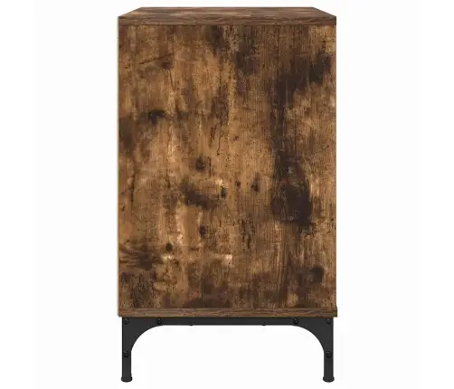 Naktsgaldiņš Ar Atvilktni Dūmakaina Ozolkoka 63.5 X 36 X 61 Cm Vidaxl