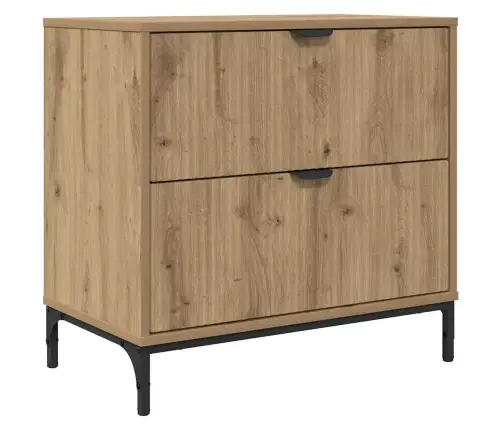 Naktsgaldiņš Ar Atvilktni Amatnieku Ozola 63.5 X 36 X 61 Cm Vidaxl