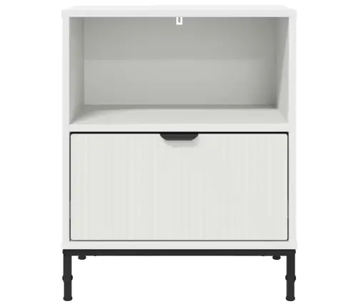 Nakts Skapīši 2 Pcs Balts 49 X 36 X 61 Cm Inženierijas Koks Vidaxl