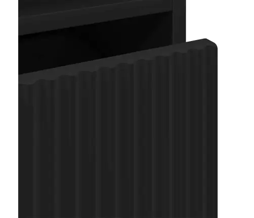 Nakts Skapīši 2 Pcs Melna 49 X 36 X 61 Cm Inženierijas Koks Vidaxl