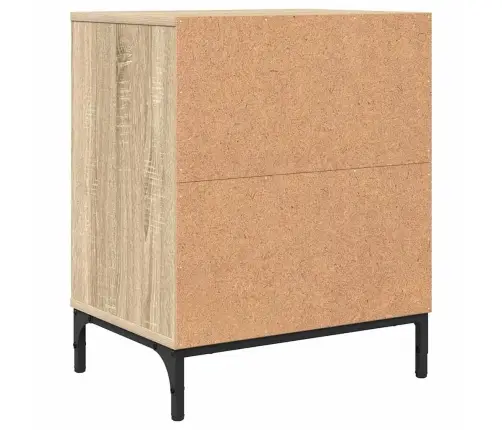 Naktsgaldiņš Sonomas Ozola 49 X 36 X 61 Cm Inženierijas Koks Vidaxl