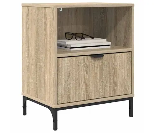 Naktsgaldiņš Sonomas Ozola 49 X 36 X 61 Cm Inženierijas Koks Vidaxl