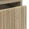 Naktiniai Staliukai 2 Pcs Sonoma Ąžuolas 49 X 36 X 61 Cm