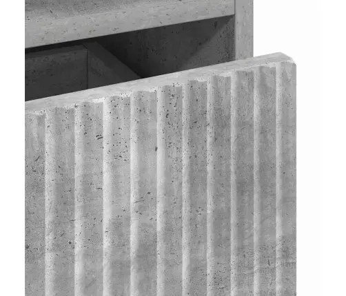 Nakts Skapīši Ar Atvilktni 2 Pcs Betona Pelēka 49 X 36 X 61 Cm Vidaxl