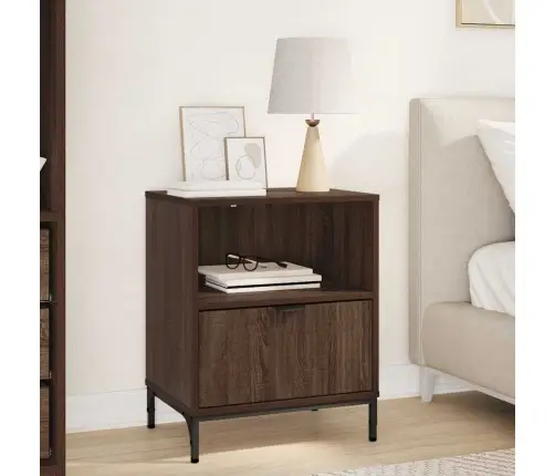 Naktinis Staliukas Ruda Ąžuolo 49 X 36 X 61 Cm Apdirbta Mediena Naktinis Staliukas Ruda Ąžuolo 49 X 36 X 61 Cm Apdirbta Mediena