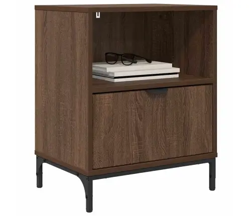 Naktinis Staliukas Ruda Ąžuolo 49 X 36 X 61 Cm Apdirbta Mediena Naktinis Staliukas Ruda Ąžuolo 49 X 36 X 61 Cm Apdirbta Mediena