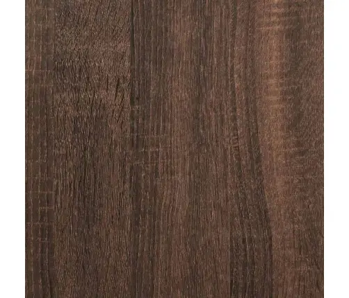 Nakts Skapīši Ar Atvilktni 2 Pcs Brūna Ozolkoka 49 X 36 X 61 Cm Vidaxl