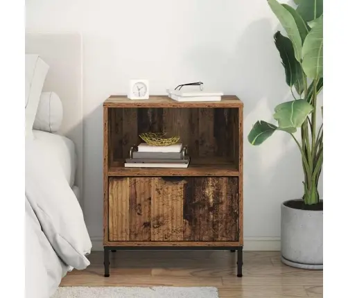 Naktsgaldiņš Vecs Koks 49 X 36 X 61 Cm Inženierijas Koks Vidaxl
