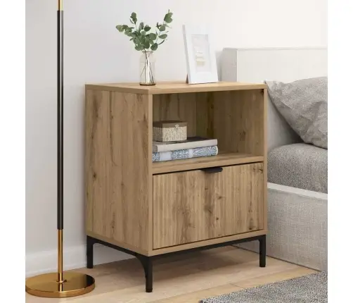 Nakts Skapīši 2 Pcs Amatnieku Ozola 49 X 36 X 61 Cm Vidaxl