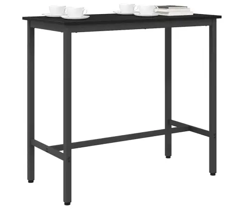 Galds Melns Ozolkoks 100 X 50 X 90,5 Cm Vidaxl