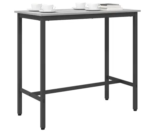 Galds Pelēks Sonoma 100 X 50 X 90,5 Cm Vidaxl