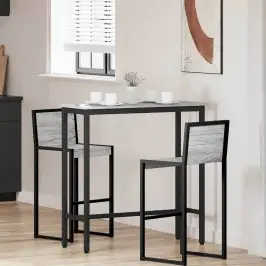 Galds Pelēks Sonoma 100 X 40 X 100,5 Cm Vidaxl