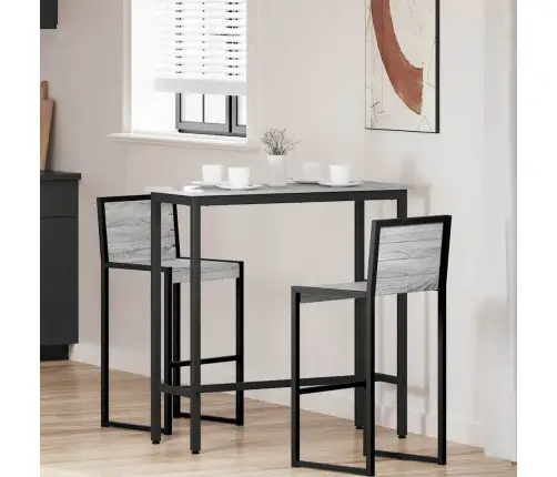 Galds Pelēks Sonoma 100 X 40 X 100,5 Cm Vidaxl