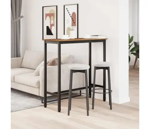 Galds Vecs Koks 100 X 40 X 100,5 Cm Inženieru Koks Un Tērauds Vidaxl