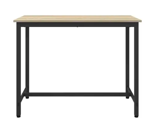 Galds Sonoma Ozols 100 X 50 X 76,5 Cm Inženieru Koks Un Tērauds Vidaxl