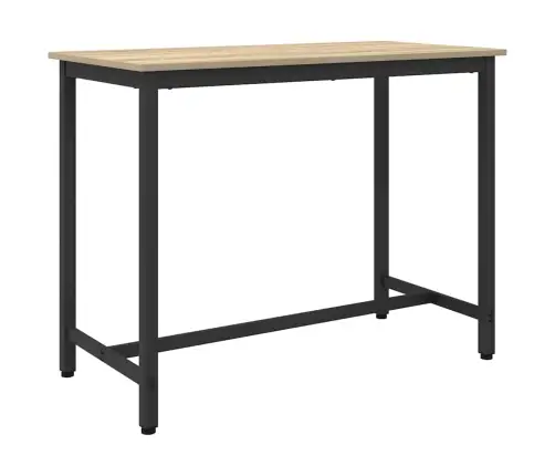 Galds Sonoma Ozols 100 X 50 X 76,5 Cm Inženieru Koks Un Tērauds Vidaxl