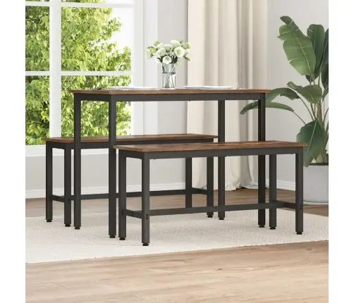 Ēdamgalds Dūmaka Ozols 100 X 32,5 X 48,5 Cm Vidaxl