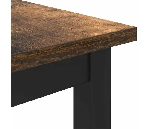 Galds Dūmaka Ozols 100 X 50 X 76,5 Cm Inženieru Koks Un Tērauds Vidaxl