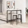 Galds Balts 100 X 50 X 91 Cm Inženieru Koks Un Tērauds Vidaxl