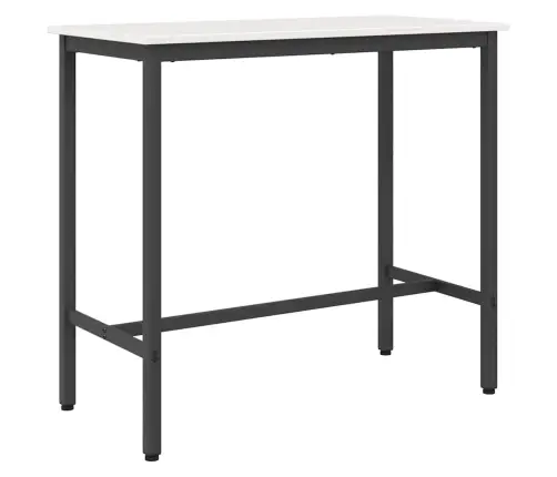 Galds Balts 100 X 50 X 91 Cm Inženieru Koks Un Tērauds Vidaxl