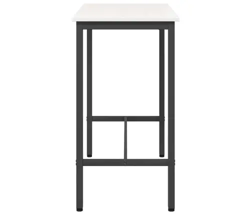 Galds Balts 100 X 50 X 91 Cm Inženieru Koks Un Tērauds Vidaxl