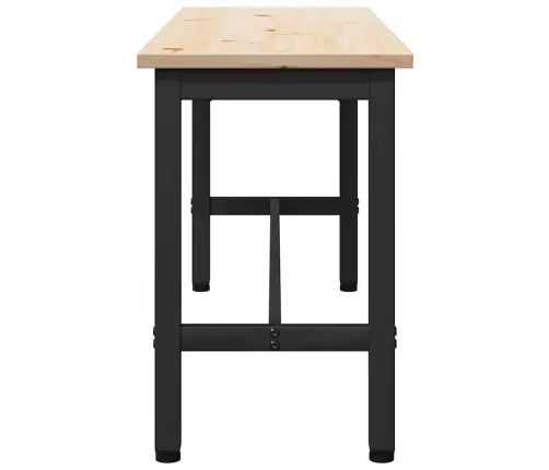 Ēdamgalds Dabiska 100 X 32,5 X 49 Cm Masīvkoka Priede Vidaxl