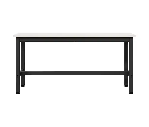 Ēdamgalds Balts 100 X 32,5 X 49 Cm Masīvkoka Priede Vidaxl