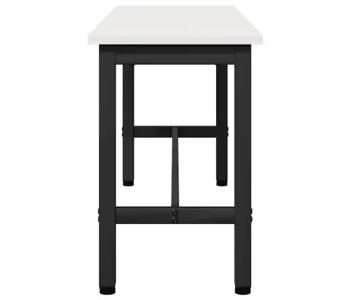 Ēdamgalds Balts 100 X 32,5 X 49 Cm Masīvkoka Priede Vidaxl