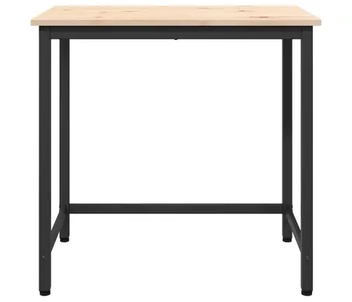 Staliuku Natūrali 80 X 50 X 77 Cm Inžinerinė Mediena Ir Plienas