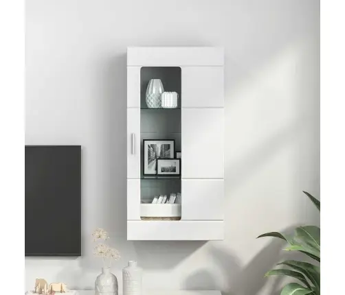 Sienā Uzstādāms Skapis Balts 55 X 29 X 100 Cm Inženierijas Koks Vidaxl