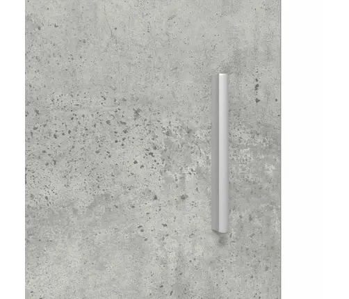 Sienā Uzstādāms Skapis Ar Durvīm Betona Pelēka 55 X 29 X 100 Cm Vidaxl