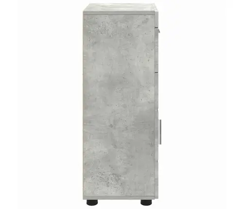 Sienā Uzstādāms Skapis Ar Durvīm Betona Pelēka 55 X 29 X 100 Cm Vidaxl