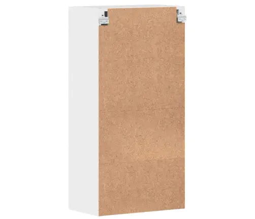 Sienā Uzstādāms Skapis Ar Durvīm Spīdīgi Balta 55 X 29 X 100 Cm Vidaxl