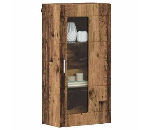 Puidust Kapp Ladustamisega Vana Puit 50 X 29 X 100 Cm Tehispuit