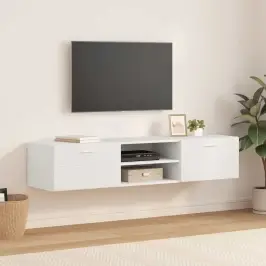 Koka Skapis Balts 150 X 39 X 30 Cm Inženierijas Koks Vidaxl