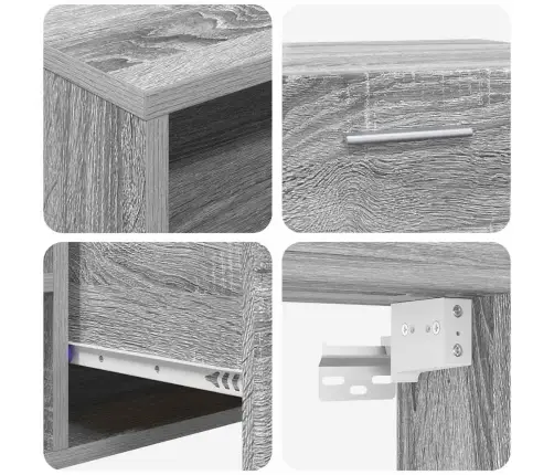 Televizora Skapīša Pelēka Sonomas Ozola 150 X 39 X 30 Cm Vidaxl