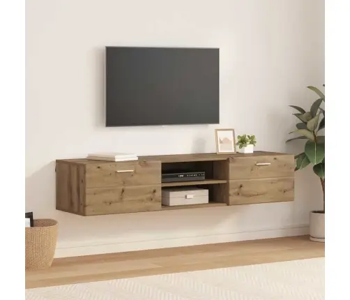 Televizora Skapīša Ar Plauktu Amatnieku Ozola 150 X 39 X 30 Cm Vidaxl