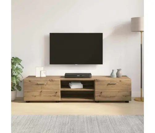 Televizora Skapīša Ar Plauktu Amatnieku Ozola 150 X 39 X 30 Cm Vidaxl