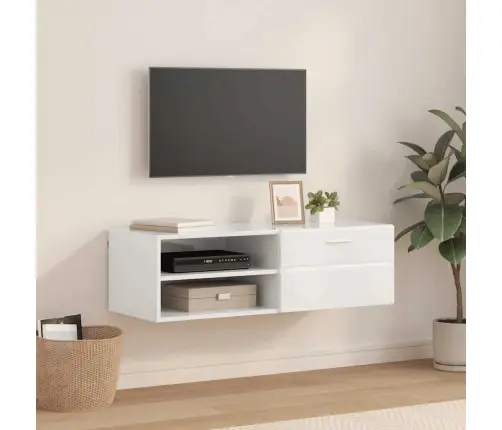 Televizora Skapīša Ar Plauktu Betona Pelēka 100.5 X 39 X 30 Cm Vidaxl