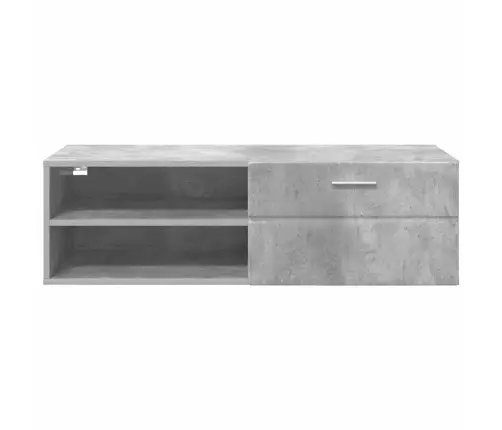 Televizora Skapīša Ar Plauktu Betona Pelēka 100.5 X 39 X 30 Cm Vidaxl