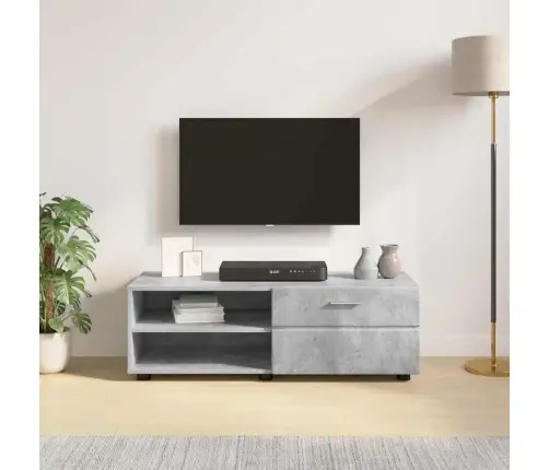 Televizora Skapīša Ar Plauktu Spīdīgi Balta 100.5 X 39 X 30 Cm Vidaxl