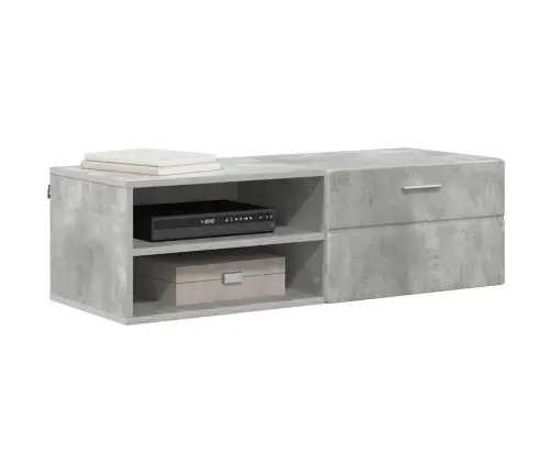 Televizora Skapīša Ar Plauktu Spīdīgi Balta 100.5 X 39 X 30 Cm Vidaxl