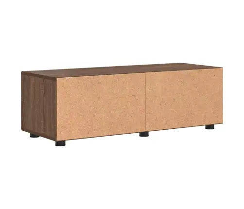 Televizora Skapīša Ar Plauktu Brūna Ozolkoka 100.5 X 39 X 30 Cm Vidaxl
