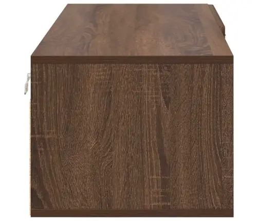 Televizora Skapīša Ar Plauktu Brūna Ozolkoka 100.5 X 39 X 30 Cm Vidaxl